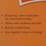 خودکار بیک 1.6 مخصوص خوشنویسی در 10 رنگ فوق العاده