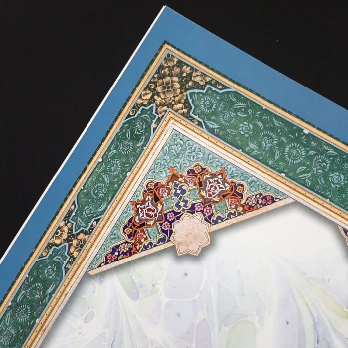 دفتر خوشنویسی کاغذ گلاسه مات 20 برگی 29*21