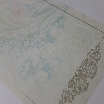 تذهیب خوشنویسی ابروبادی چاپی 50*23 کد 622 تکی